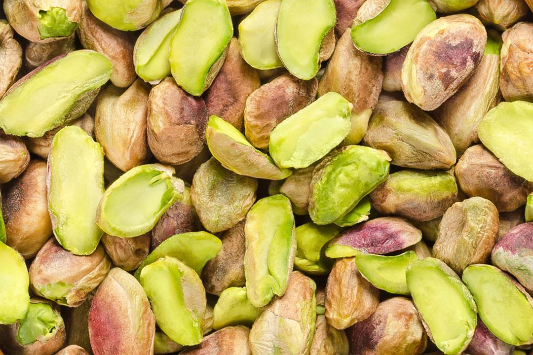 Pistachos preparados para su distribución